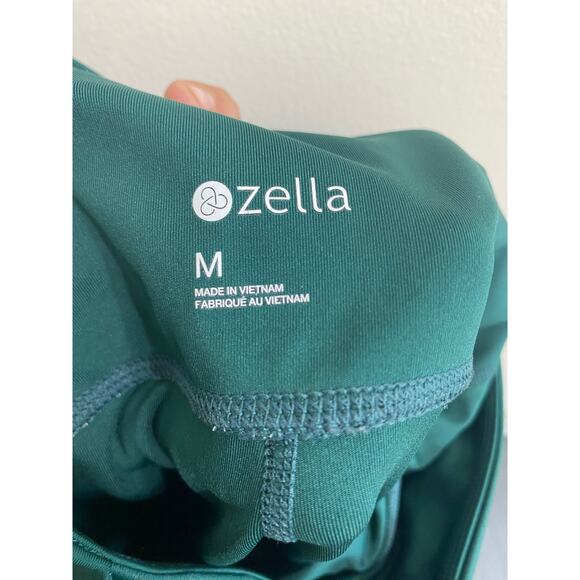 Trendy Zella Laser Cut Leggings - Green - Picture 10 of 11